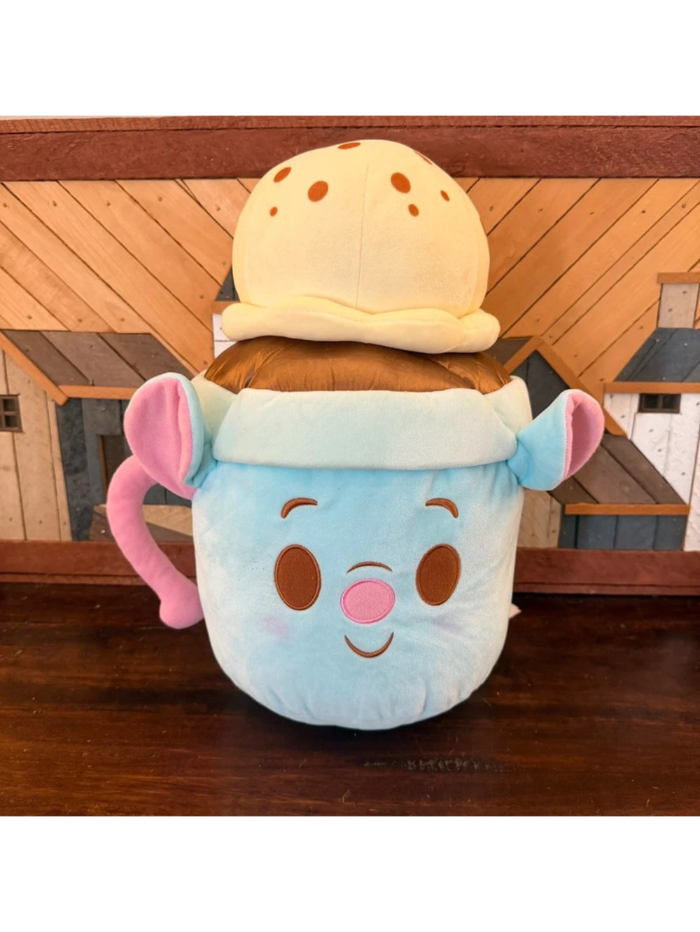 Disney Munchlings Ratatouille Remy Hot Chocolate Cup Plush Pillow